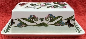 Portmeirion Pottery Botanic Garden Lepidotum Rhododendron Lidded Butter Dish - Picture 1 of 12