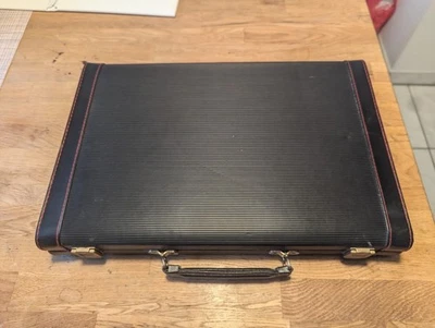 Tschibo Backgammon, Kunstlederkoffer , Rot/Weiss  - Bild 1 von 4