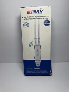 MYMAX Dual Band AC600 High Power Outdoor WIFI Range Extender/Repeater/Router - Picture 1 of 8