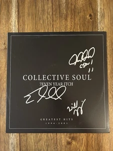 Album in vinile firmato 'Collective Soul' Band 'Greatest Hits' Ed Roland +2 - Foto 1 di 2