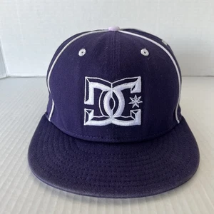 New Era DC Shoes Rob Dyrdek Hat Cap Snapback Purple Skater Surfer Grunge Y2K - Picture 1 of 19
