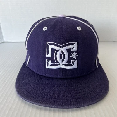New Era DC Shoes Rob Dyrdek Hat Cap Snapback Purple Skater Surfer Grunge Y2K - Image 1 of 4