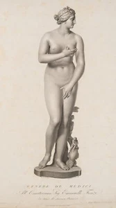 FONTANA (*1762) nach DURANTINI (*1792), Venus Medici, Venus Pudica, 1819, KSt. - Bild 1 von 5