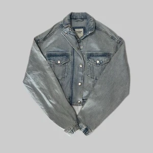 Abercrombie & Fitch Cropped light wash Denim Trucker Jacket Women XXS - Bild 1 von 6
