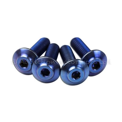 4x Tornillos Abrazadores Traseros Ducati 1199 S R Panigale Azul Titanio  Foto 1 de 3