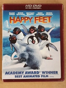 HAPPY FEETS - Elijah Wood, Robin Williams, Hugh Jackman - HD DVD nuevo sellado - Imagen 1 de 2