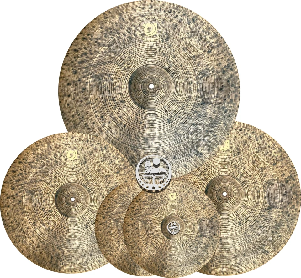 AllaTurca Cymbals Vintage 1997 Series Pacote de Pratos Conjunto Caixa 14-16-18-22 Polegadas - Imagem 1 de 1