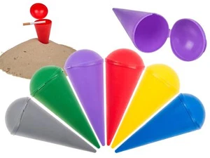 Strandaschenbecher Urlaub Garten Strand Sonne See Aschenbecher 6 Farben 6er Set - Bild 1 von 1