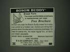 1990 B&B Company Bosom Buddy Breast Form Ad - Most Comfortable Prothesis