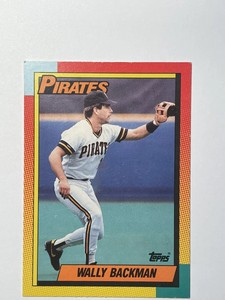 1990 Topps Traded #5T Wally Backman Pittsburg Pirates MLB TCG Set Break Raw