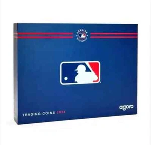 2024 Agoro Major League Baseball (MLB) Trading Coins Sealed Box of 2 1oz Coins - Picture 1 of 6