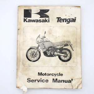 1989/90 Kawasaki Tengai Motorcycle Service Manual Factory Issue KL500 KL650 FAIR - Picture 1 of 10