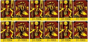 Williams Pharoah Pinball Machine Drop Target Decal Set - Picture 1 of 1