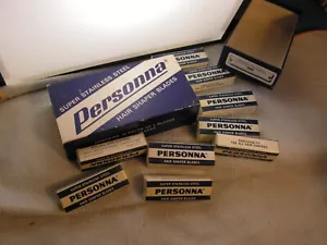 Vintage Personna Haarformer Klingen 42 Klingen 9 Boxen Friseur Stylist Bräutigam - Bild 1 von 5