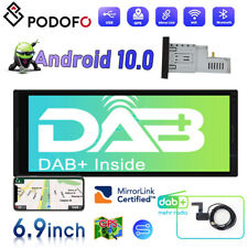 Mit free DAB+ Autoradio 1 DIN 6.9'' Android 10.0 GPS Navi WiFi BT USB MP5 Player