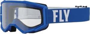 FLY Racing Motorcross Goggles  Focus Blue / White  Adult  MX Enduro Off Road - Picture 1 of 1