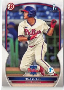 Bowman 2023 primera edición Hao Yu Lee 1st Bowman Philadelphia Phillies #BPPF-52 - Imagen 1 de 2