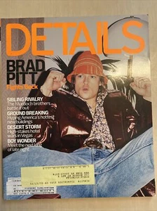 BRAD PITT Details Mag Jan/Feb 2001 Wolfgang Tillman Desert Storm Like New W/ML - Picture 1 of 4