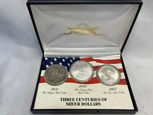 American Silver Dollar 3 Coin Set #1 - Bild 1 von 4