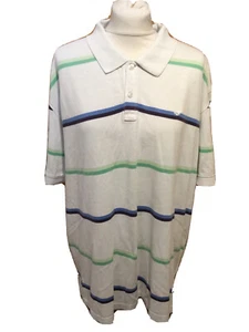 Mens STONE BAY RHODE ISLAND Striped Polo Shirt U.K. 2XL 47-49” Chest T6779 - Picture 1 of 5