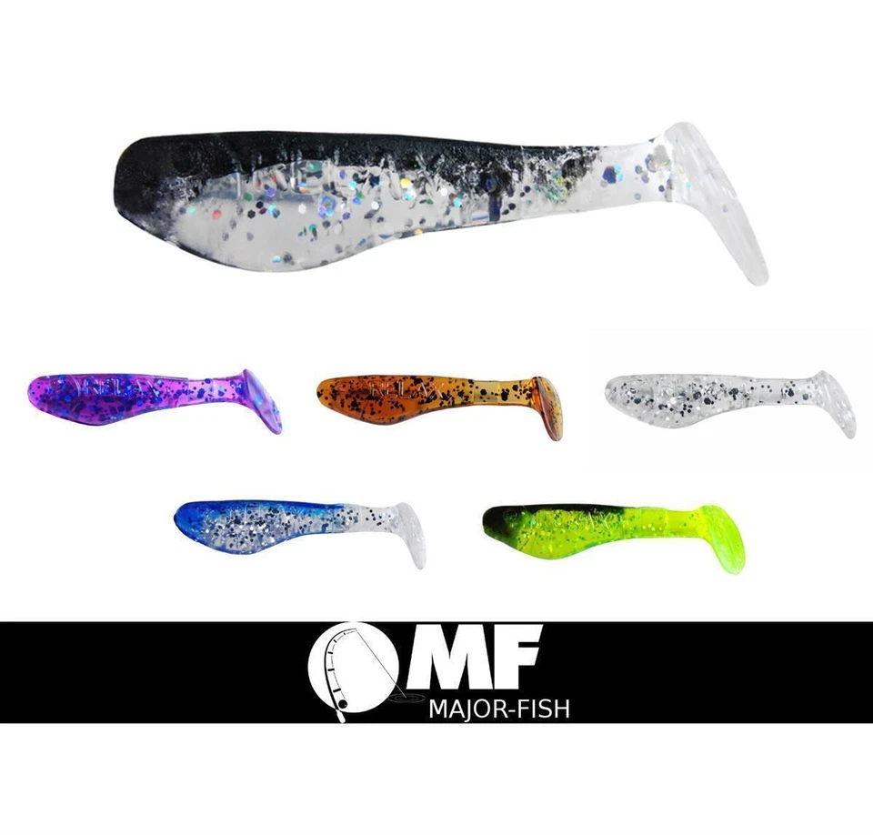 Relax Kopyto 1" 3,5 cm Barsch Forelle Döbel 6 Stück Gummifisch Shad Mini - Bild 1 von 1