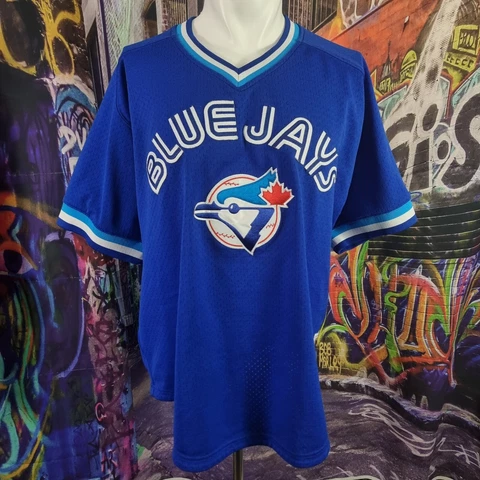 Roberto Alamar Mitchell & Ness Toranto Blue Jays Baseball Jersey (XXLarge) (W40) Cover