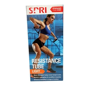 Spri Resistance Tube-Home Workout-Light Bands NEW - Picture 1 of 2