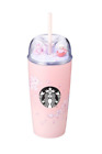 *Free Ship*Starbucks Korea 2024 Ss Blossom Secret Garden Jello Coldcup473ml/16Oz