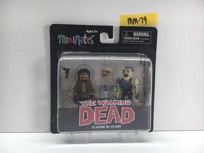 Minimates THE GOVERNOR & JAW ZOMBIE Walking Dead Mini Figuras Diamante 2013 - NUEVO Foto 1 de 4