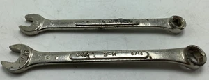 SK S-K S&K Tools 2pc SAE Combination Wrench Set 1/4" & 5/16" USA 6 Point - Picture 1 of 9