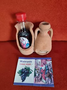"El Primer Milagro" 1 Vino Caná 70 ml + Agua Bendita Río Jordán sitio 50 ml - Imagen 1 de 10