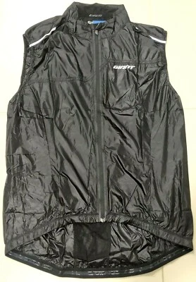 Giant / LIV 2020 Edition Cycling Vest / Windbreaker - Black Giant / Rose Red LIV - Image 1 of 4