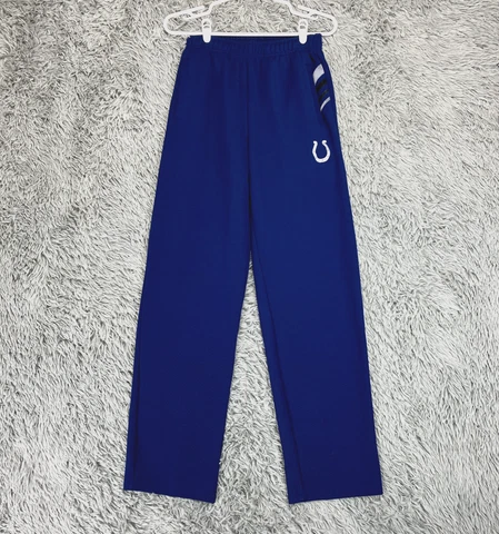 NFL Pro Line Indianapolis Colts Warm Up Pants Men's S Blue Blue Activewear Cover