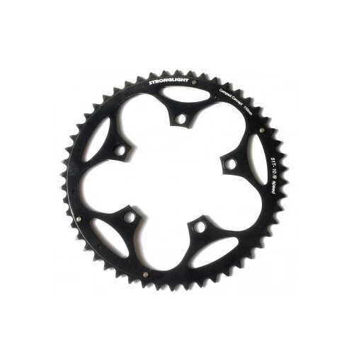 Stronglight Dural 5083 Outer Chainring 48T Shimano 9/10 110mm - Black - Image 1 of 1