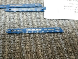 5er Pack Supertanium P36820 Schaft Stichsägeblatt 2" Länge 18 TPI, 5/16" Breite - Bild 1 von 2