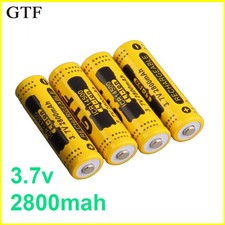 3.7V 2800mAh Rechargeable Li-ion Battery High Capacity Powerful 14500 1-10 pcs