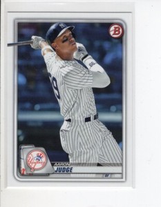 2020 TOPPS BOWMAN AARON JUDGE CARD #2 NM/M