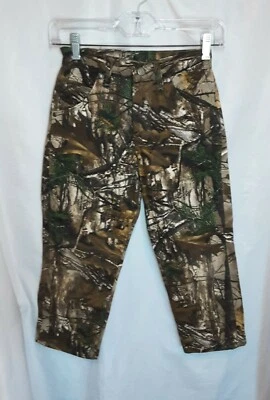 Wrangler Pro Gear 真树迷彩裤青少年儿童 8 码常规 - 全新无标签 - K1 — 第 1/4 张图片