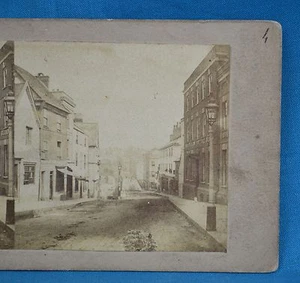 1850/60 Stereoview Foto Exeter St Davids Hill Institution para The Blind Devon - Imagen 1 de 4