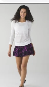 Lululemon Hit Your Stride Rock Shorts Breezie Regal Pflaume schwarz Größe 10 - Bild 1 von 11