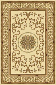8x11 Radici Ivory Scrolls Traditional 1419 Area Rug - Approx 7' 9'' x 11' 6'' - Picture 1 of 1
