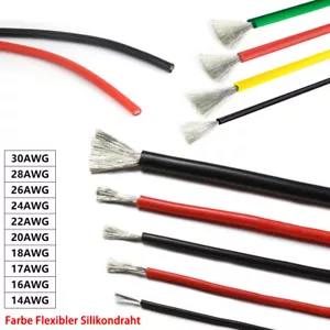 0.05mm2 - 2mm2 Color Flexible Silicone Wire Car Cable Car Strand Vehicle Cable - Picture 1 of 10