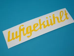 Deutz *luftgekühlt* F1 F2 L612 D15 D25 D30 L514 Aufkleber Sticker Gelb *Deutz* - Bild 1 von 1