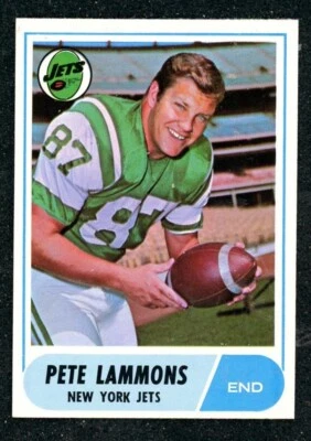 1968 Topps Set-Break #143 Pete Lammons NR-MINT New York Jets  T0124 - Image 1 of 2