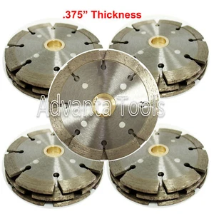 5PK 4” x .375” Triple Sandwich Tuck Point Diamond Blade 4 Mortar Joints Removal - Picture 1 of 4