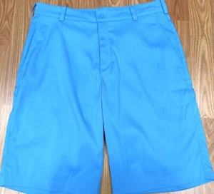 NIKE GOLF DRI-FIT Hombres POLIÉSTER/SPANDEX FRENTE PLANO AZUL AGUA Talla 30 - Imagen 1 de 3
