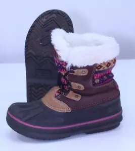 London Fog 2 Winter Boots Girls Woman Teen Dress Pink Fur Shoes Hiking Tottenham - Picture 1 of 12