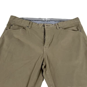 Peter Millar Four Way Stretch Five Pocket Pants Mens Size 38 Brown Career - Picture 1 of 10