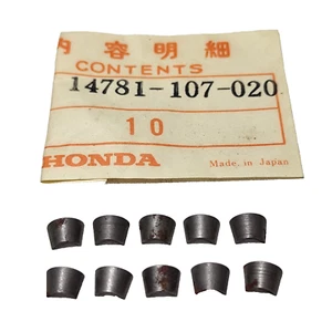Genuine Honda Cotter Valves CB125 CB750 CB650 CB350 2 PCS NOS P/N 14781-107-020 - Picture 1 of 4