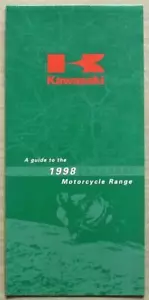 KAWASAKI MOTORCYCLES 1998 Sales Brochure #99985-102-97/98 ER-5 Ninja ZX-9R ++ - Picture 1 of 4
